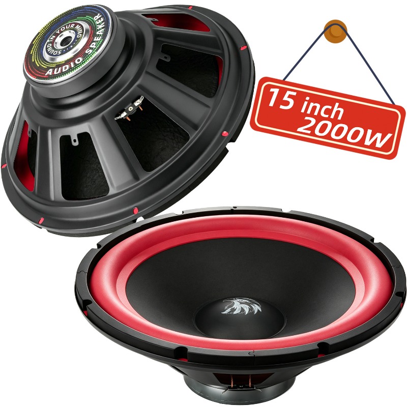 Audio Home Cinema - 1pcs 15 인치 자동차 서브 우퍼