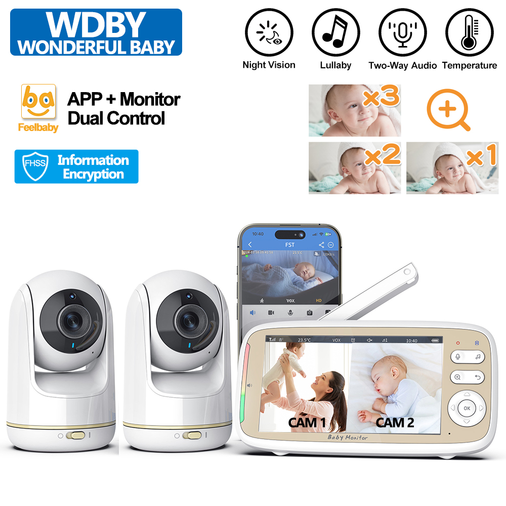 VB803 PRO 베이비 모니터, 2pcs 줌 카메라, - Home Cinema Wireless 리뷰 및 가격
