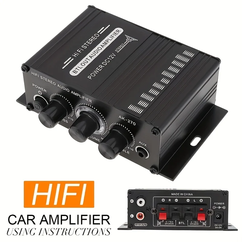 AK-270 HIFI 앰프 채널 2.0 스테레오 오디오 - Audio Home Cinema 리뷰 및 가격