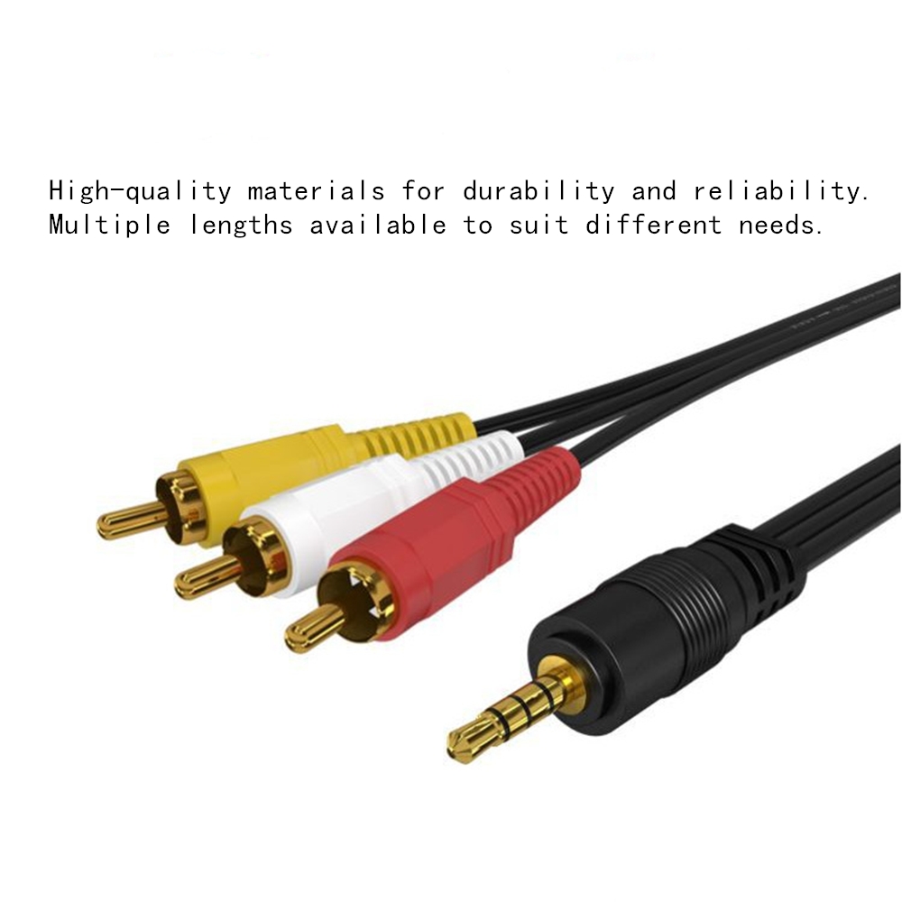 3.5mm ~ 3 RCA 오디오 비디오 케이블 TV 증 - Home Cinema Tv 리뷰 및 가격