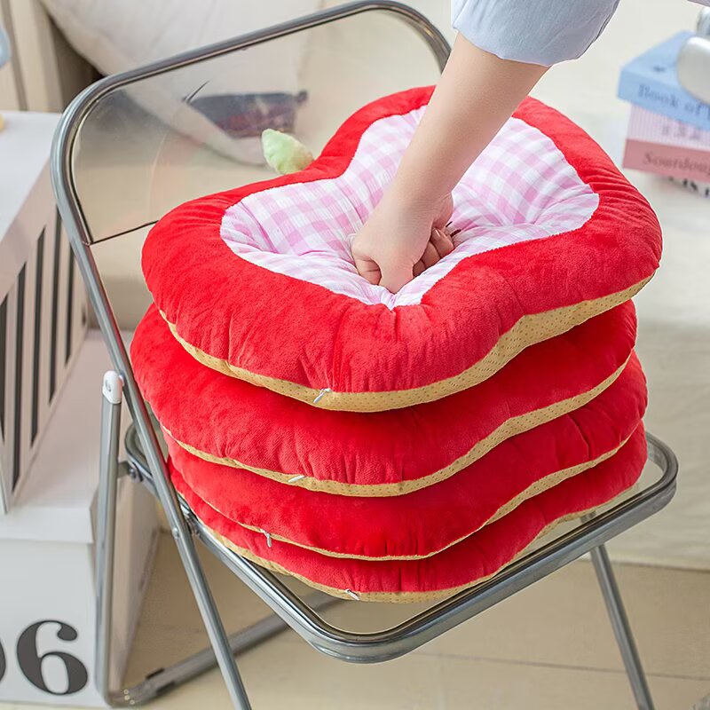 귀여운 헬로 키티 사과 모양 플러시 쿠션 만화 의자 시 - Home Cinema Chairs 리뷰 및 가격