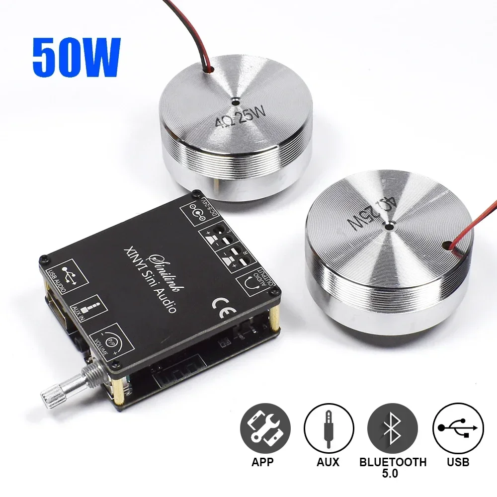 2*25W 휴대용 스테레오 진동 스피커 오디오 스피커  - Audio Home Cinema 리뷰 및 가격